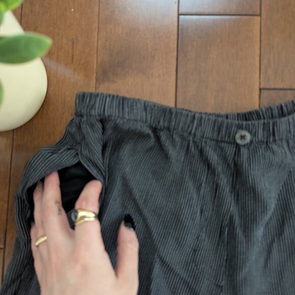 CLASSIC BLACK PINSTRIPE TROUSER PANTS - Picture 2 of 3